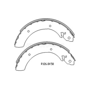 Колодки тормозные зад SSANGYONG ACTYON 05-/KYRON 05-/REXTONE 01- SAT