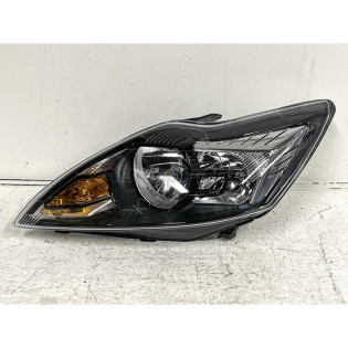 Фара FORD FOCUS II 08-11 лев с электрокорректором, черная TYC