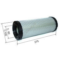 Фильтр воздушный погрузчик KOMATSU PC/SK 3D82AE/3D84-3/3D88E-6/4D84E-3FAE/4D88E-5 SAT