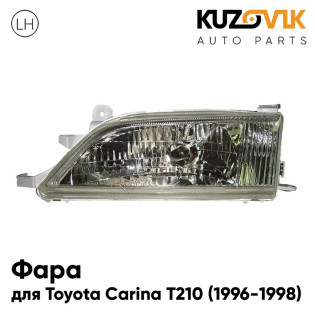 Фара левая Toyota Carina T210 (1996-1998) механический корректор KUZOVIK
